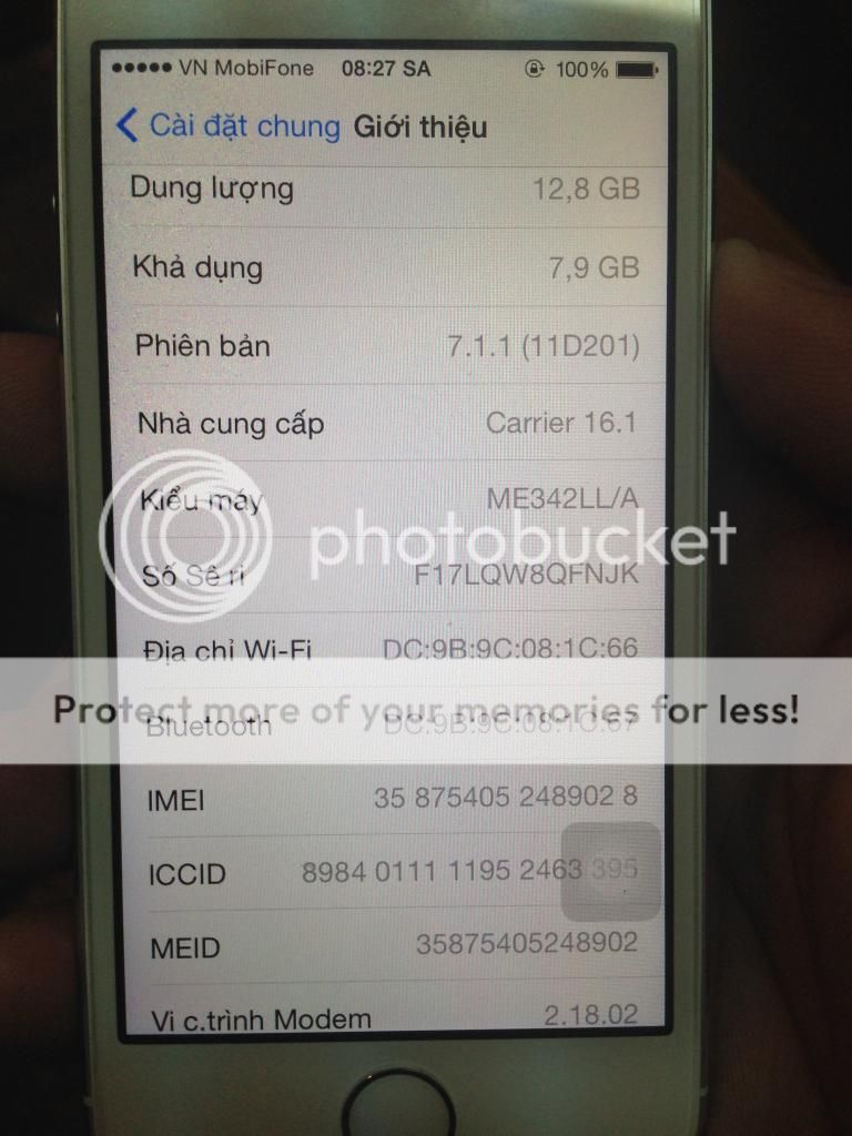 iphone 5s 16GB white quốc tế hàng mỹ cần ra đi đây - 4